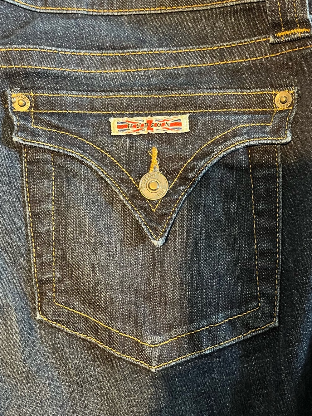 Vintage Hudson Blue Signature Bootcut Stretch Jeans 31 - Picture 6 of 8